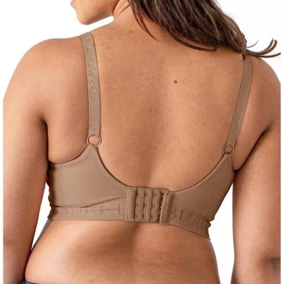Kindred Bravely Sublime Beige Hands-Free Pumping & Nursing Maternity Bra - S - Picture 3 of 13